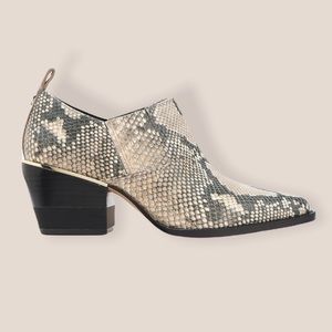 DKNY snake print bootie size 6/36 (NWT)